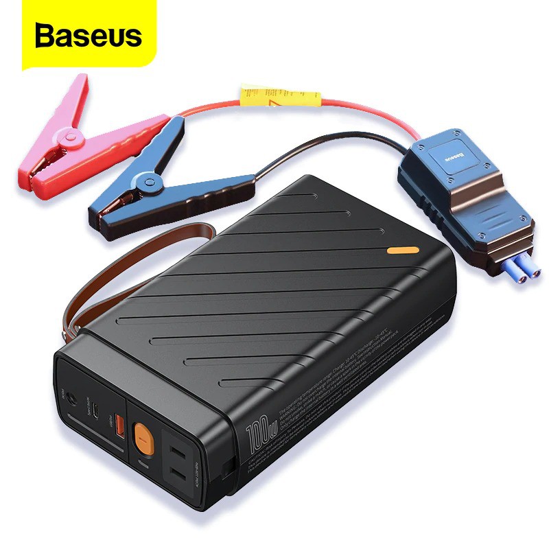 Bộ Kích Nổ Oto - Bộ Kích Nổ Xe Hơi - Cứu Hộ Ô Tô - BASEUS ( BS-CN02 ) Reboost Jump Starter With Portable Energy Storag