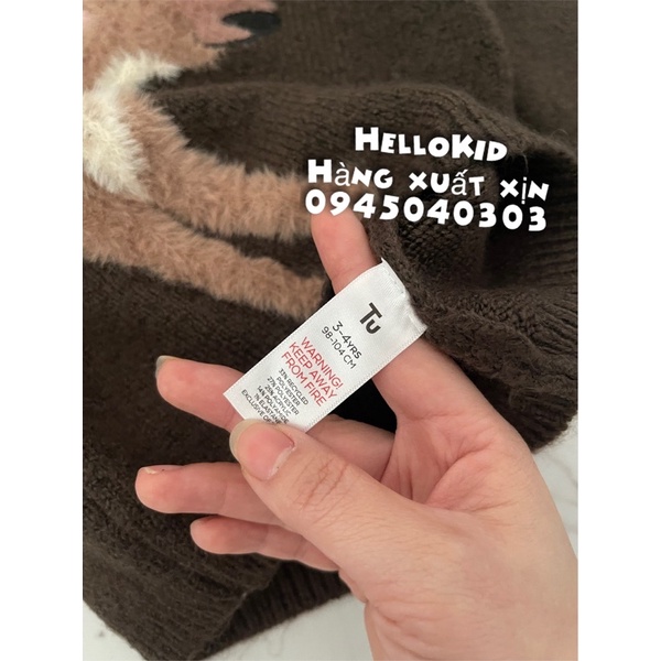 V31 - Váy len TU hươu nâu