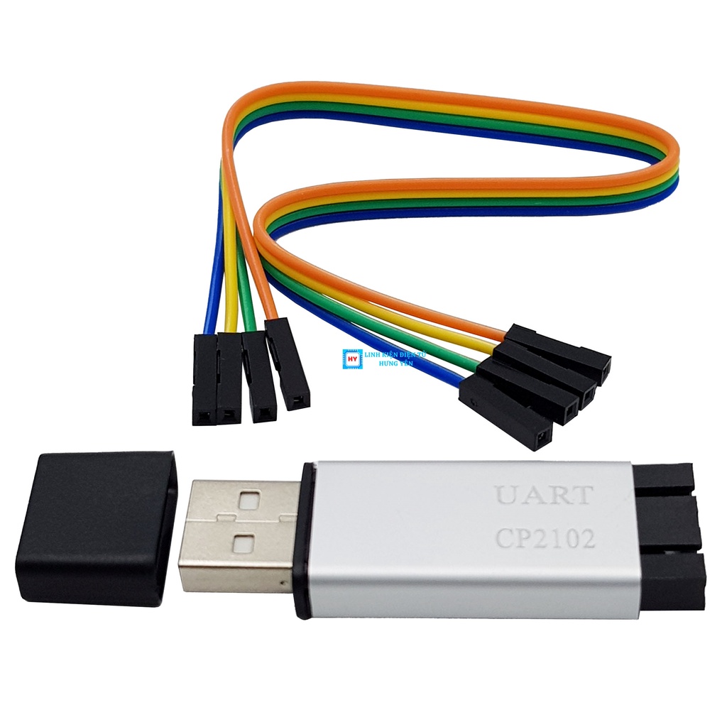 Module Chuyển Đổi CP2102 USB Sang TTL UART Vỏ Nhôm