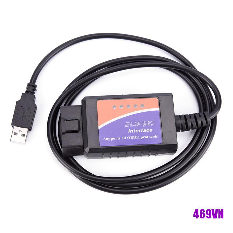 Cáp Chuẩn Đoán Lỗi Ô Tô Elm327 Usb Obd2 Cho Windows Pc Máy Tính