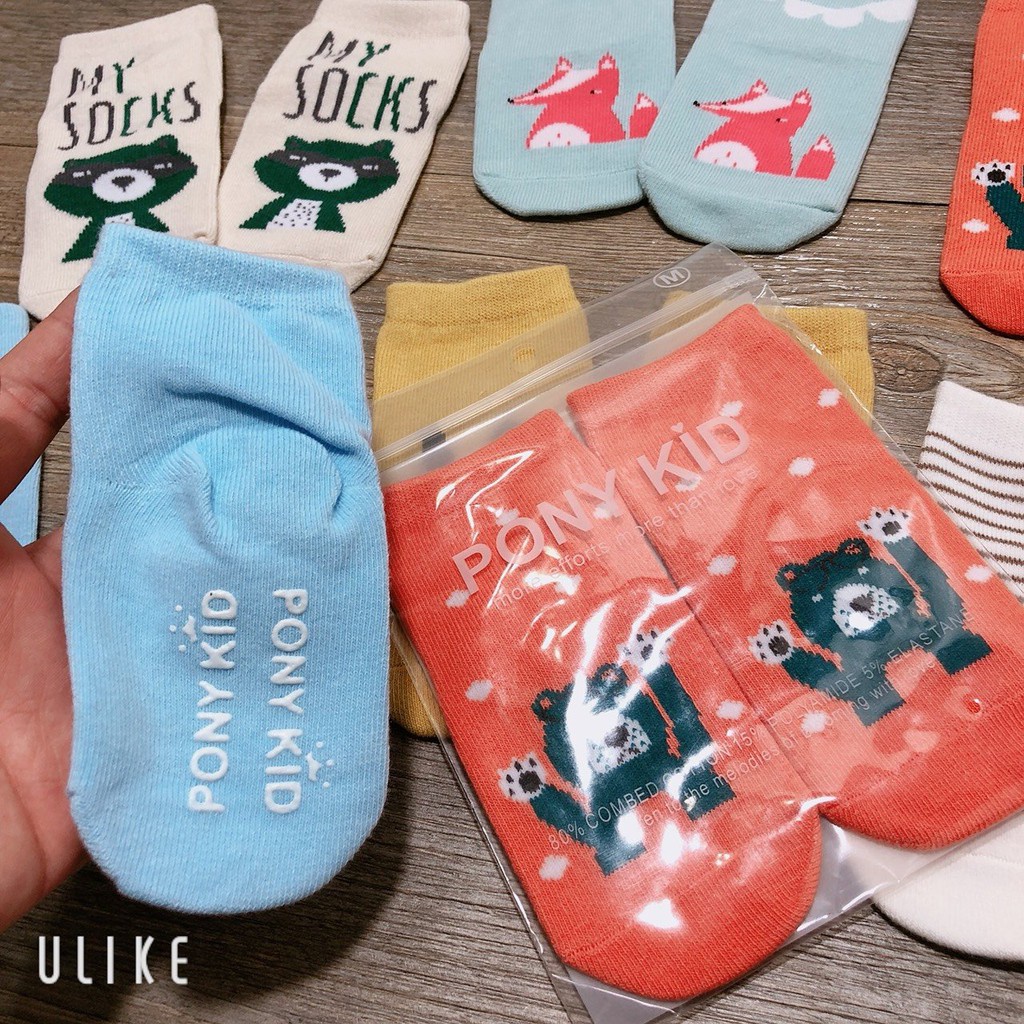 Set 5 đôi tất Pony Kid cho bé từ 1-3 tuổi