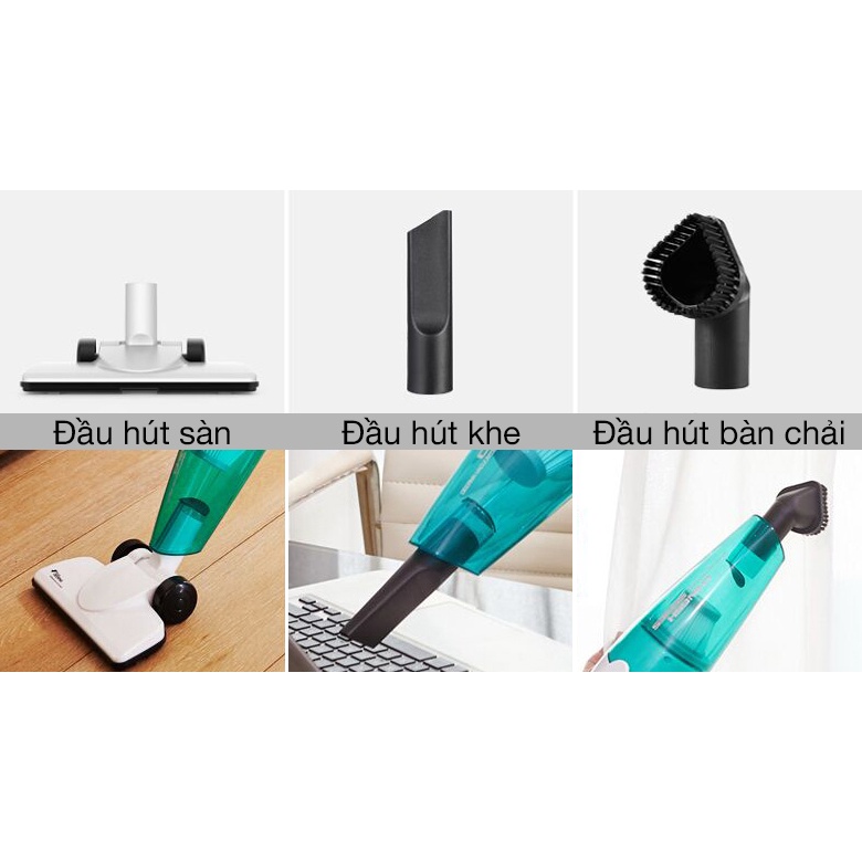 Máy hút bụi Xiaomi Deerma cầm tay mini Vacuum Cleaner DX118C (Xanh) - HAPOS phân phối