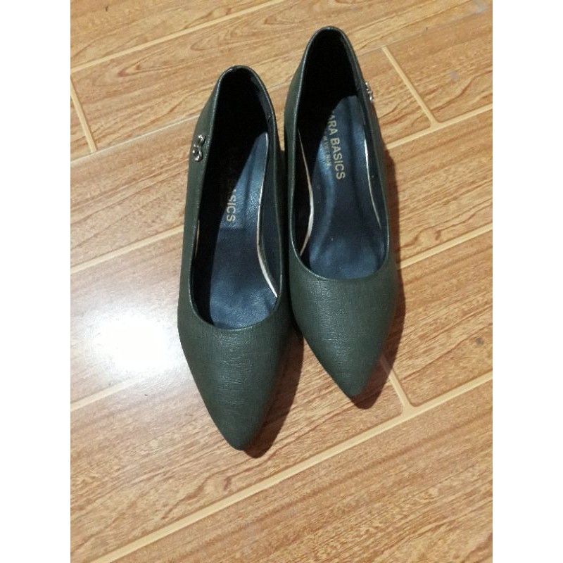 Giày búp bê mũi nhọn đế 3p