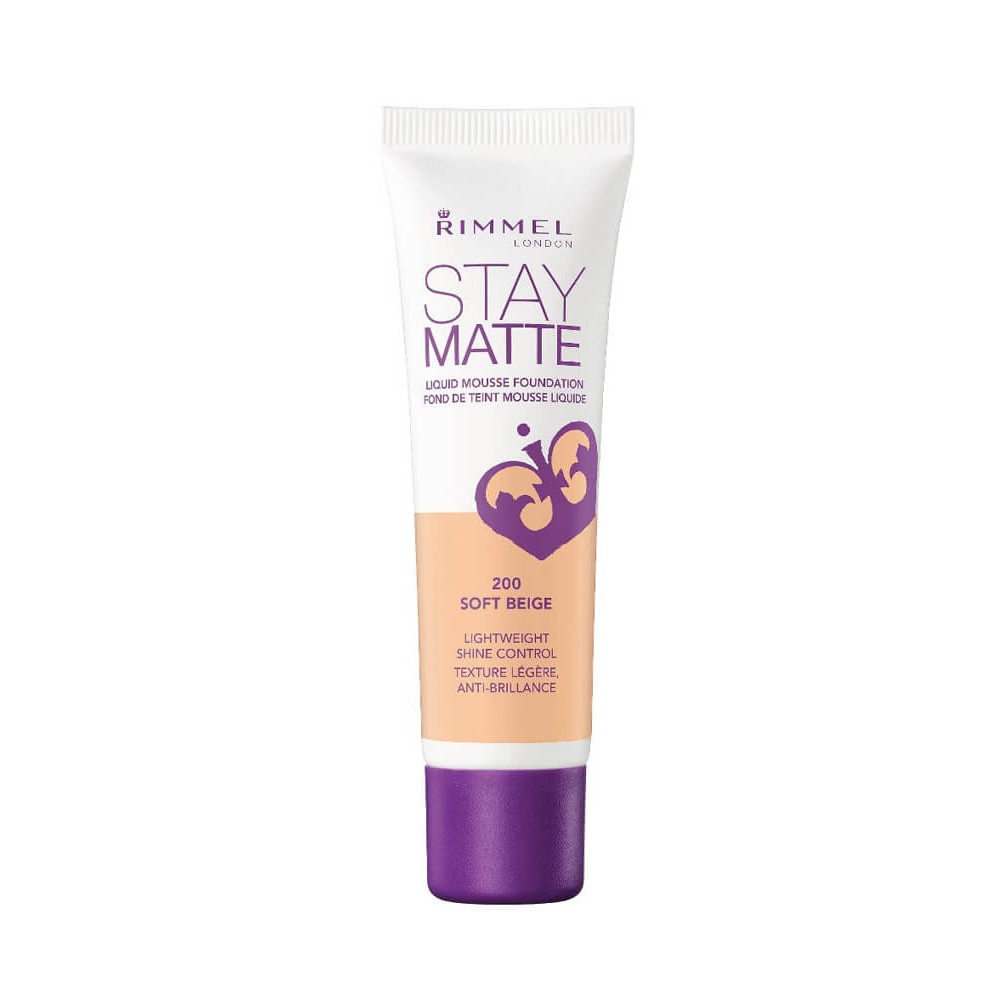 Kem nền Rimmel Stay Matte Liquid Mousse Foundation TONE 100