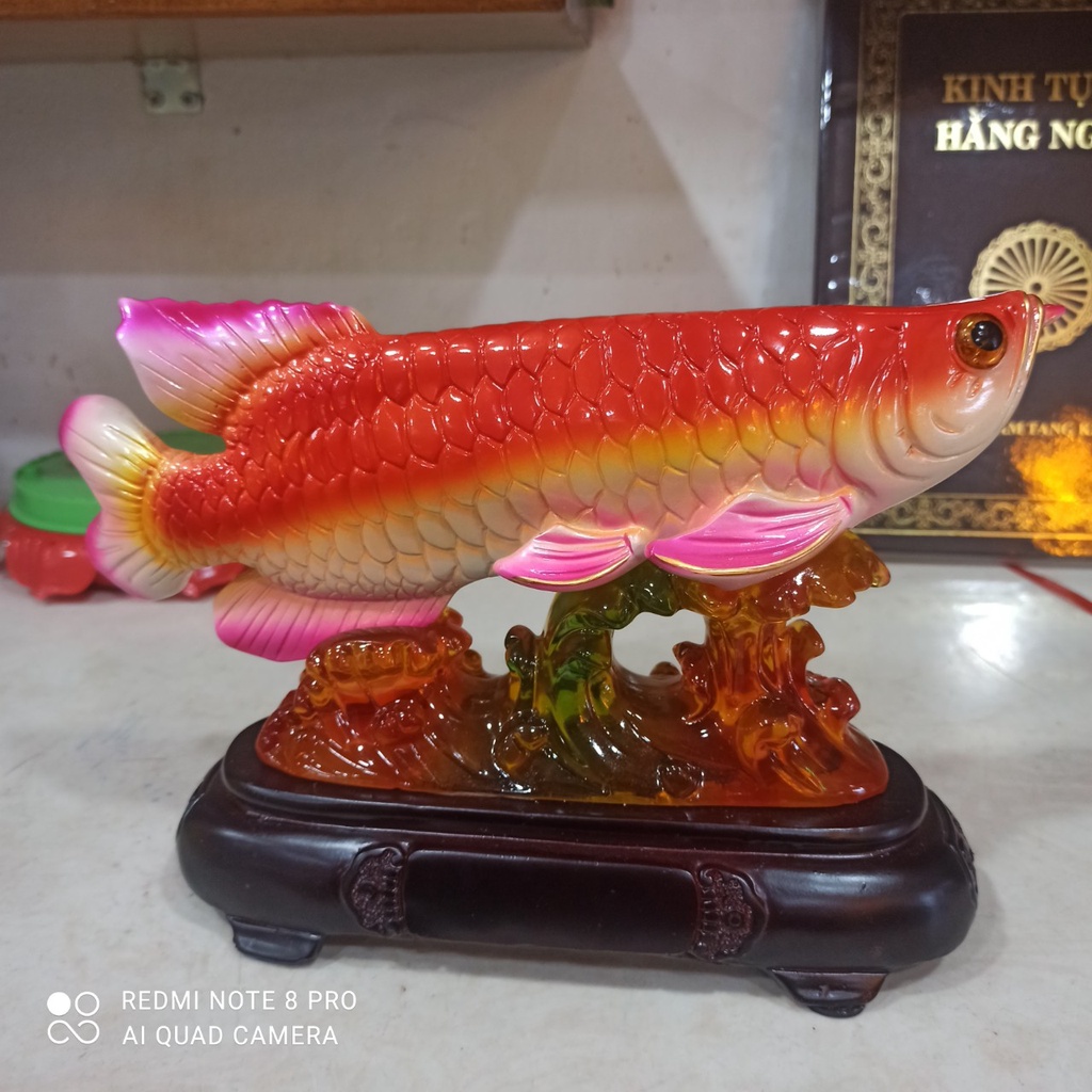 Tượng Kim long ngư chiêu tài lộc - Tượng cá phong thủy