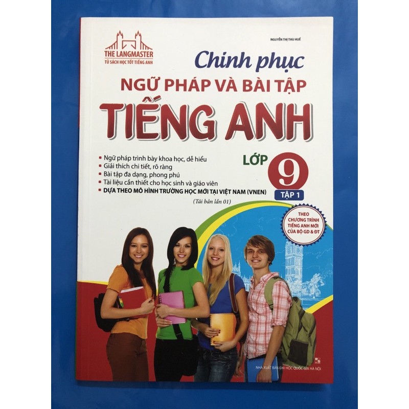 Sách - Chinh phục ngữ pháp và bài tập Tiếng Anh lớp 9 (Combo 2 tập)