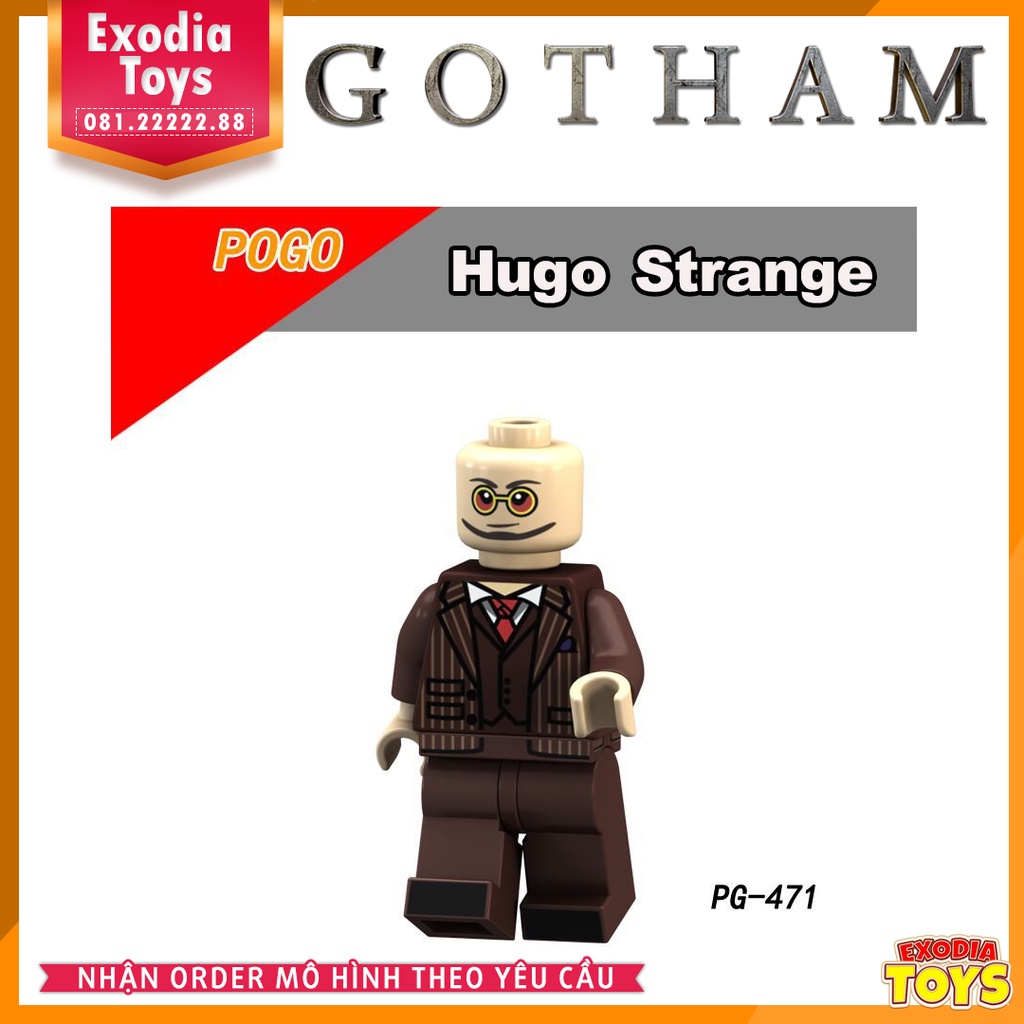 Xếp hình Minifigure DC Comics Siêu Anh Hùng và Kẻ phản diện Gotham City - Đồ chơi lắp ghép sáng tạo - POGO PG8119