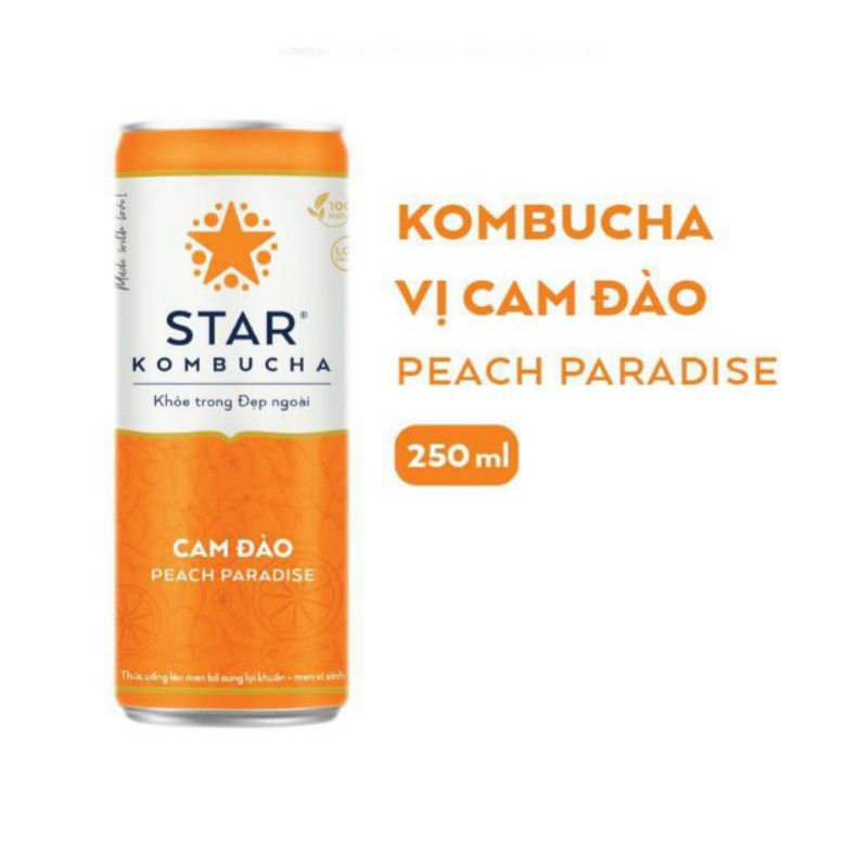 [Lốc 6 lon]Thức uống lên men STAR KOMBUCHA All-in-One⚡hàng chính hãng ⚡[250ml/lon]