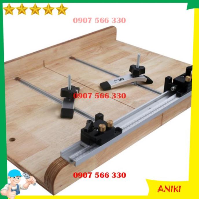 Thanh ray trượt nhôm có số đo lắp máy phay máy cưa bàn mini QE169