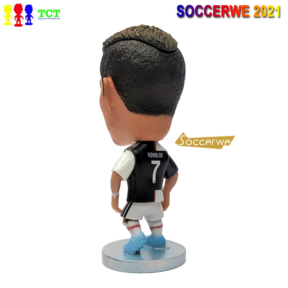Tượng cầu thủ bóng đá Cristian ronaldo (CR7) Clb Juventus Version 2019-2020
