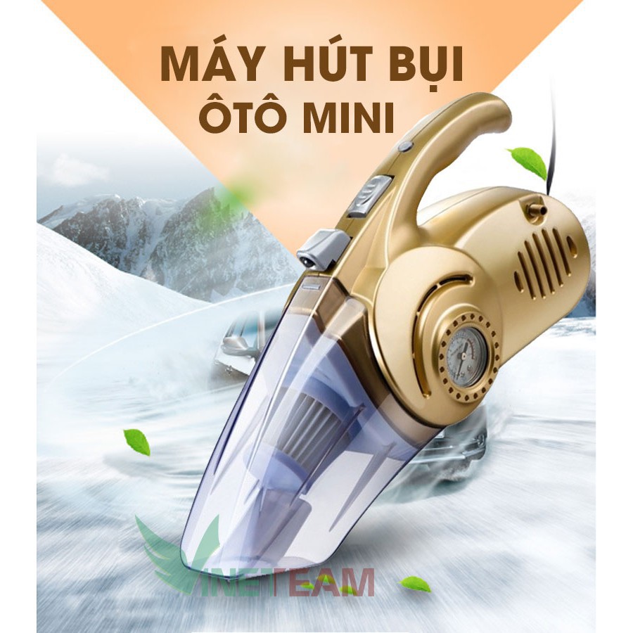 Máy hút bụi cầm tay xe hơi đo áp suất 4in1