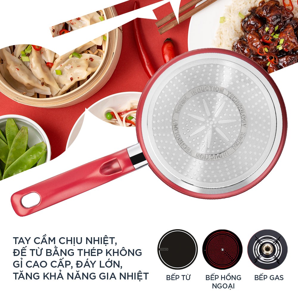 Nồi cán dài, quánh Tefal So Chef 18cm - TFG1352395