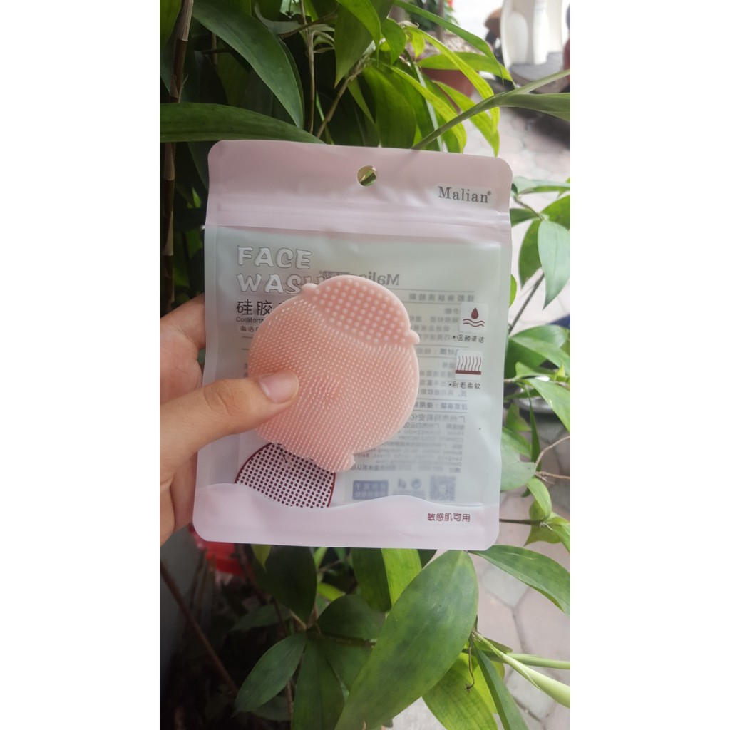 [ Nội Địa Trung ] - Miếng Silicon Rửa Mặt Face Washing Malian Bạch Tuộc