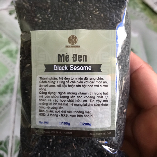 Mè đen rang chín 100g
