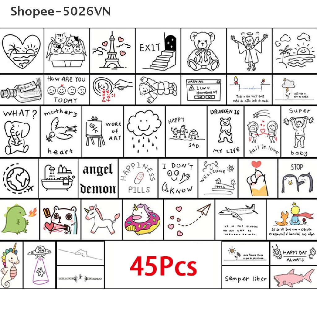 Set 45 Tấm Hình Xăm Chữ Tiếng Anh Đơn Giản Dễ Thương Cho Nam Và Nữ