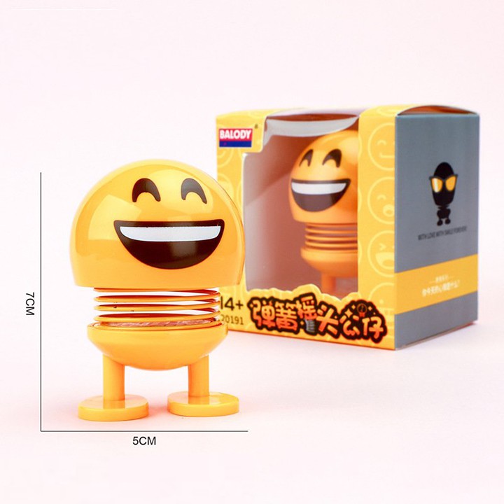 (Sỉ)Thú nhún emoji con lắc lò xo biểu cảm gương mặt-mẫu ngẫu nhiên( giao từ 10 con) hàng loại đẹp