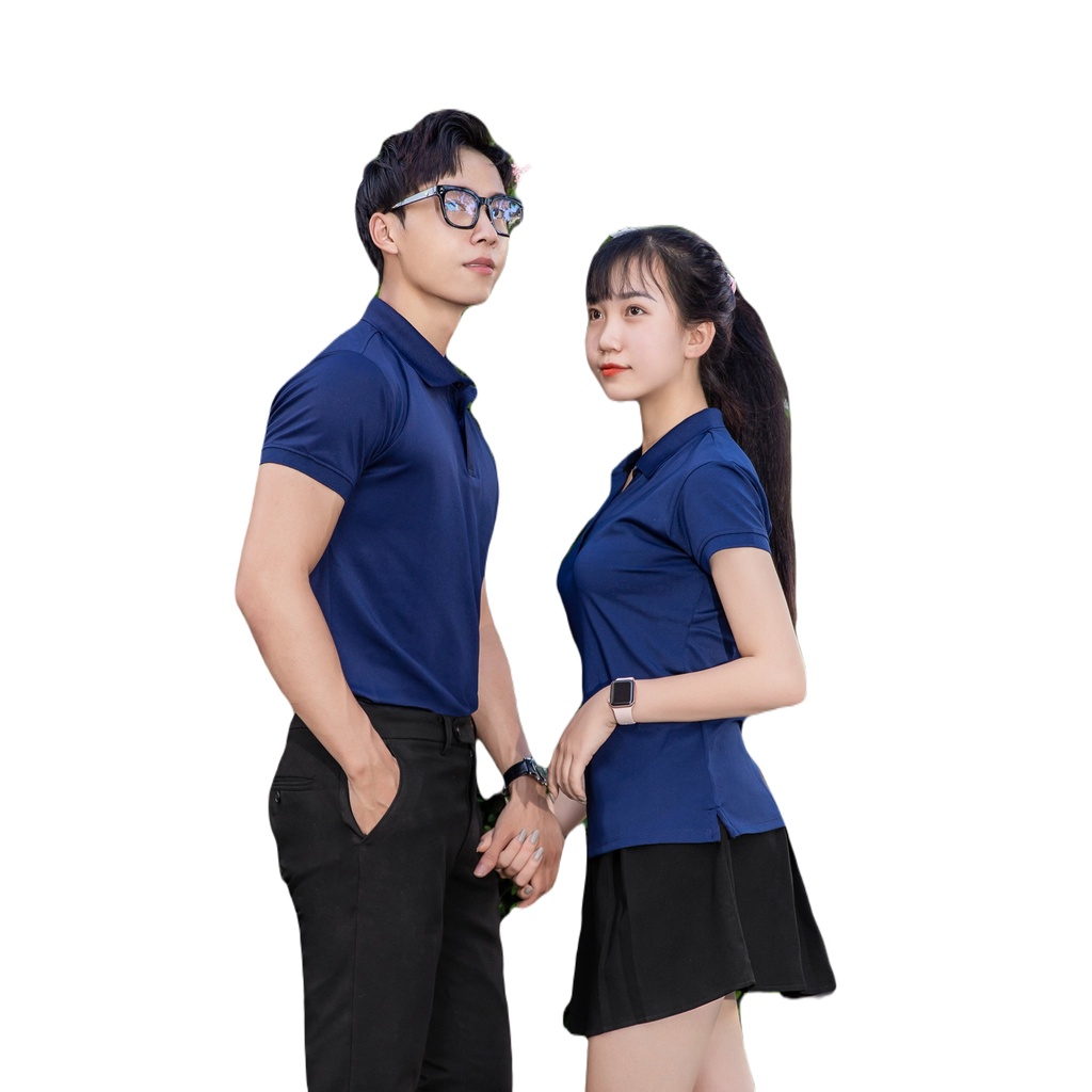 Áo POLO nam nữ tron cotton cao cấp thoáng mát lịch sự sang trọng