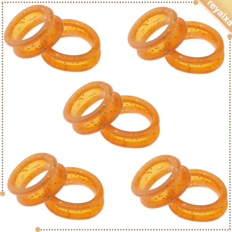 Bộ 10 Vòng Silicone Đeo Ngón Tay Chuyên Dụng Cho Thợ Cắt Tóc