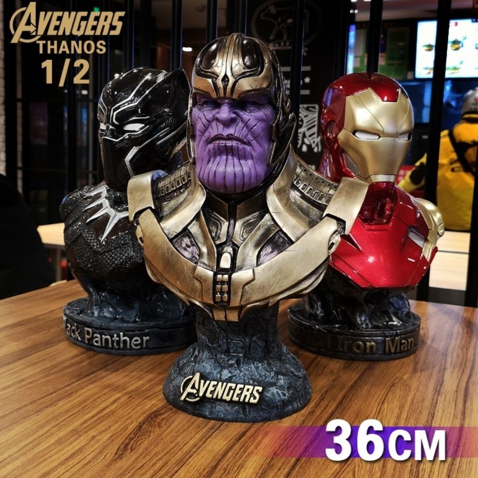 Mô Hình Nhân Vật Thanos / Iron Man Tỉ Lệ 1 / 2 Chất Lượng Cao