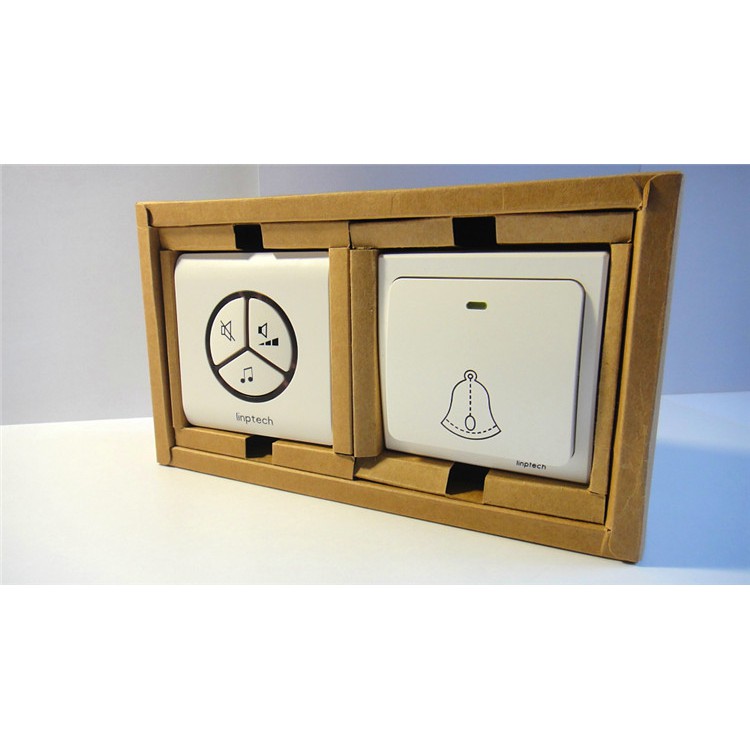 Chuông Cửa Thông Minh Không Dây Linptech Linbell G1 - Trắng