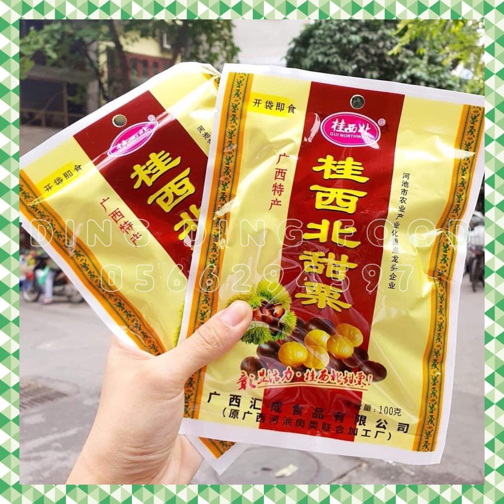 Hạt Dẻ Tẩm Mật Ong 100G ( Tách Vỏ ) SIÊU NGON Dinh Dưỡng| Ăn Vặt Trung Quốc| Trùng Khánh - DING DING FOOD