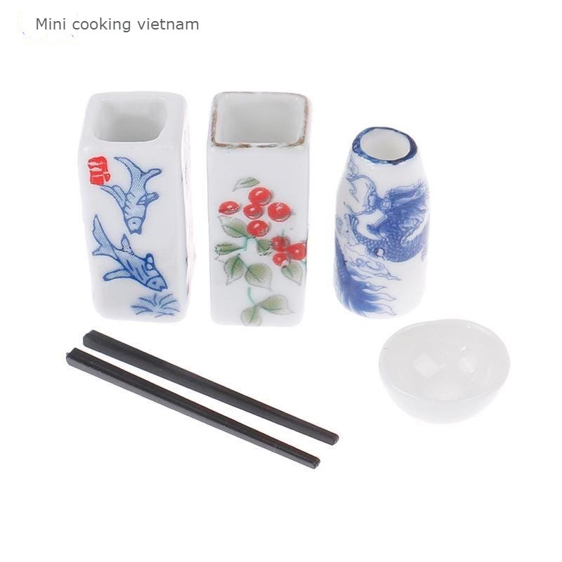 Ống Đũa Gốm Sứ Mini / Mini cooking vietna