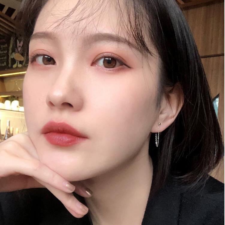 Bông Tai Bạc Nụ Tròn Dây Xích Chốt Sau - Minh Canh Jewelry