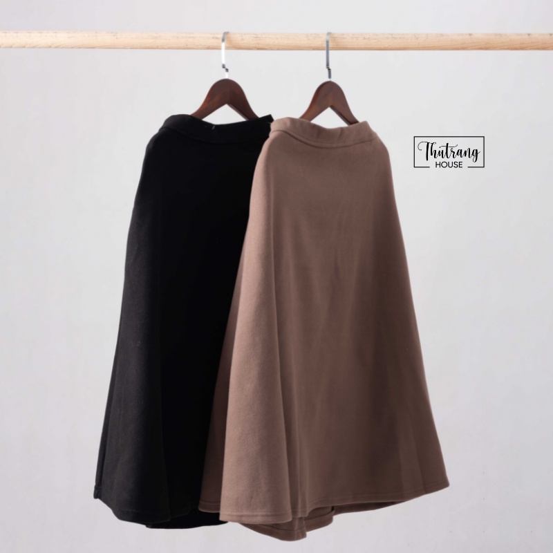 Chân váy dạ dáng dài midi cao cấp ulzzang hàn quốc cho nữ MSP501