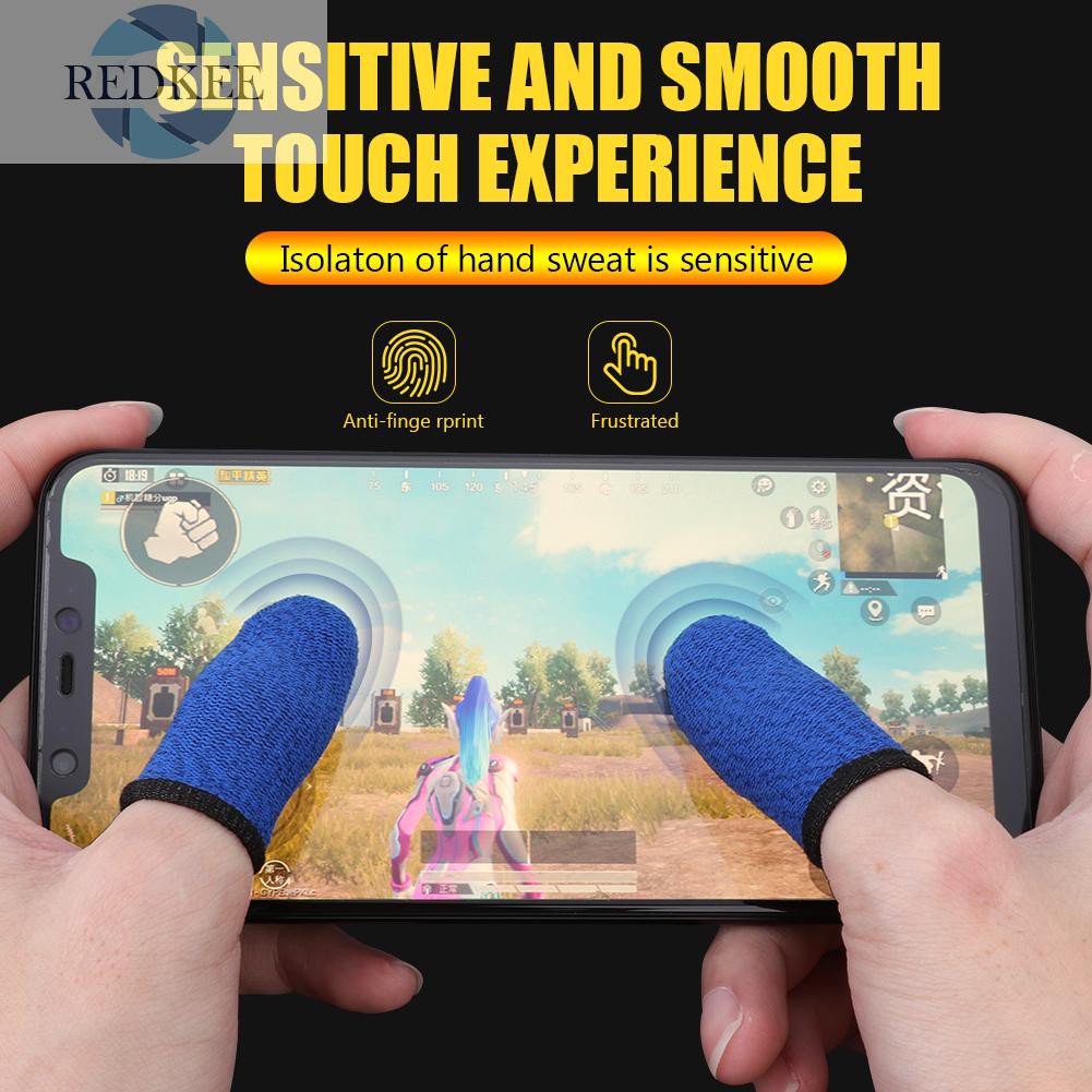Bộ 2 Vỏ Bọc Ngón Tay Chơi Game Thoáng Khí Chống Mồ Hôi Tiện Dụng