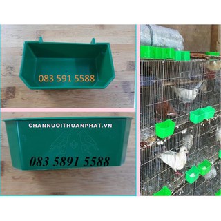 Set 10 Máng ăn, máng uống cho chim, gà