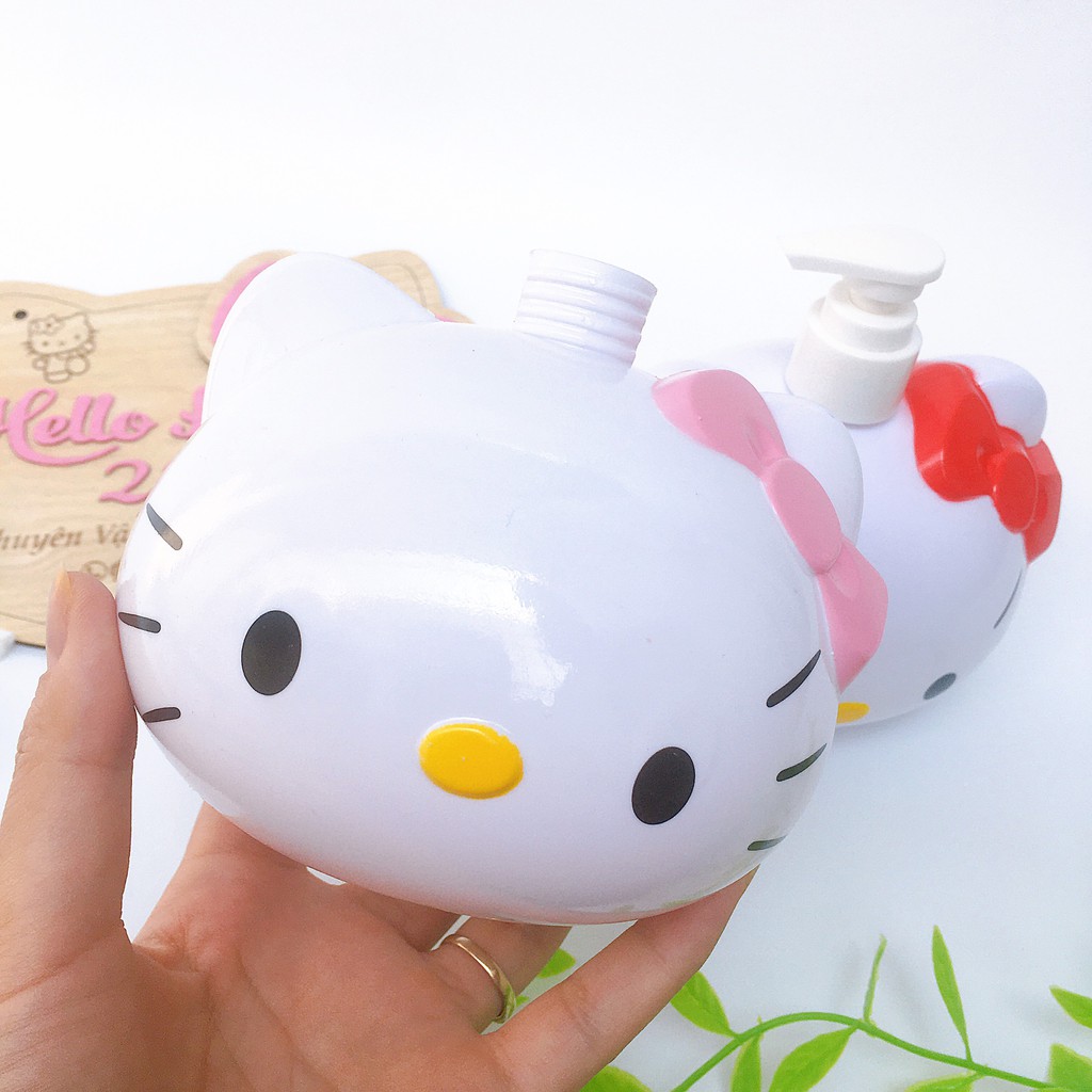 [HÀNG MỚI VỀ] Bình chiết 350ml Hello Kitty ☘☘