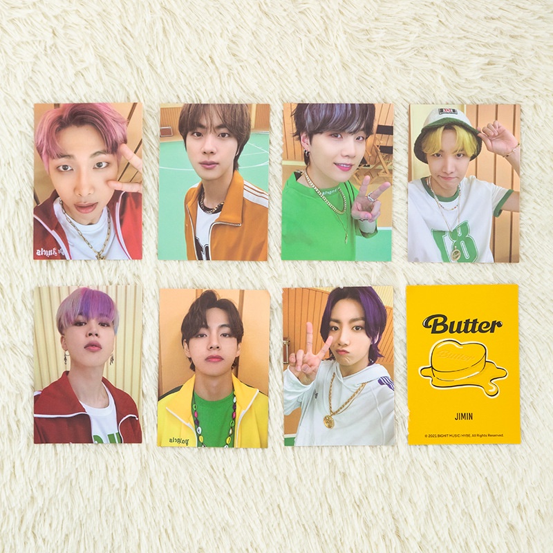 Ảnh card nhóm nhạc BTS - photo card BTS - Butter - hàng unoff