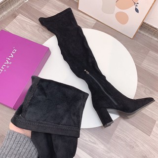 Bốt boots da lộn lót lông siêu ấm