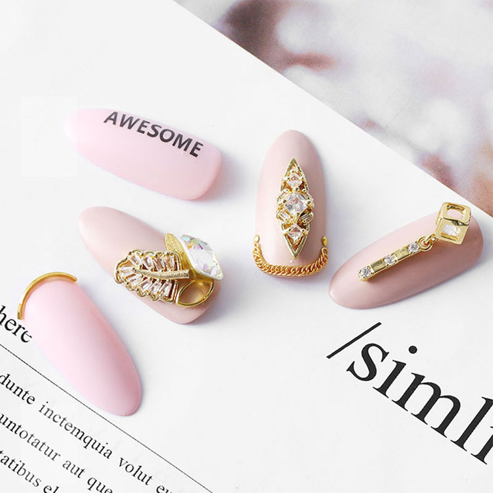 [Hàng mới về] Phụ kiện đính đá 3d trang trí móng tay thời trang