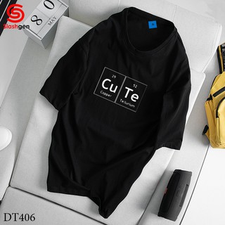 Áo thun nam tay lỡ DT406 Cute Trước Ngực [40kg-110kg] 100% Cotton