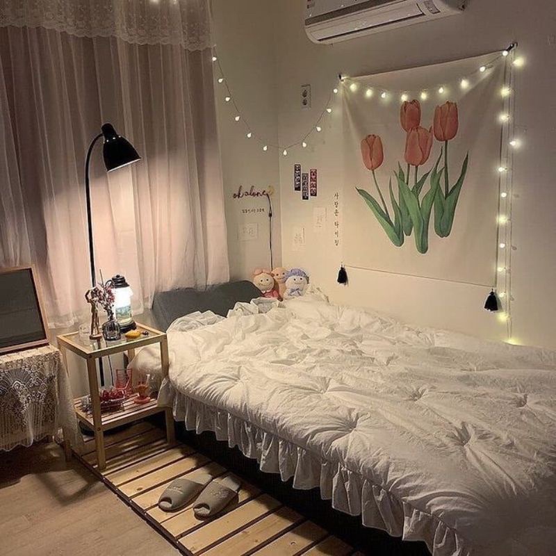 Đèn cây đứng Decor phòng ngủ phòng khách,đèn đọc sách