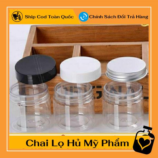 Hủ Đựng Kem ❤ TOP GIÁ RẺ ❤ Hũ nhựa pet trong 50g đựng mỹ phẩm, thực phẩm, đồ khô, ngũ cốc