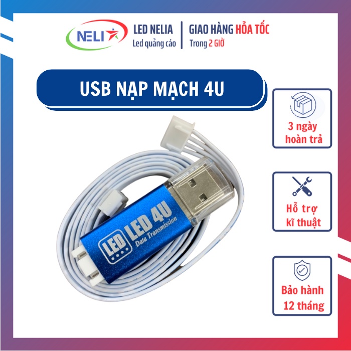 USB nạp hiệu ứng led 4U chính hãng giá rẻ