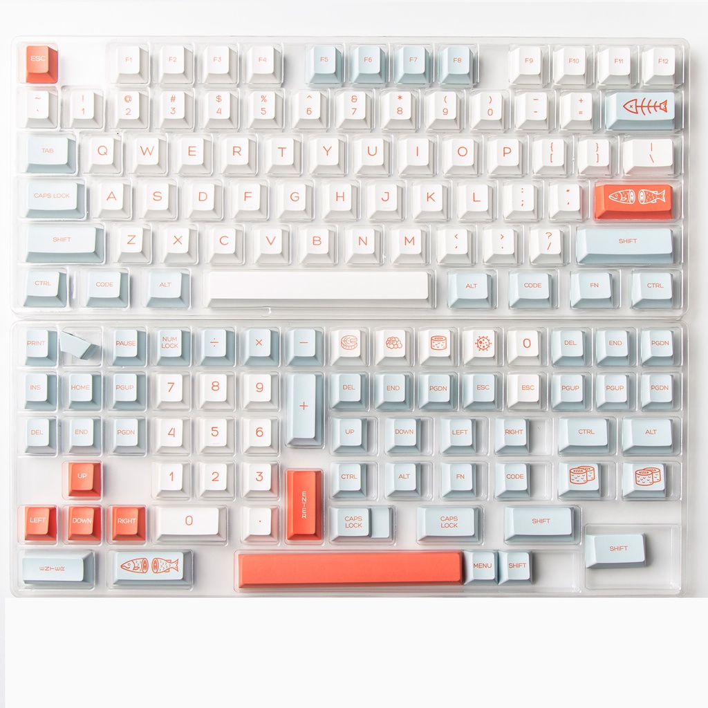 Nắp Phím Cơ PBT Nhuộm Màu 61 64 71 68 84 98 87 104 108 Cho Bàn Phím Cơ