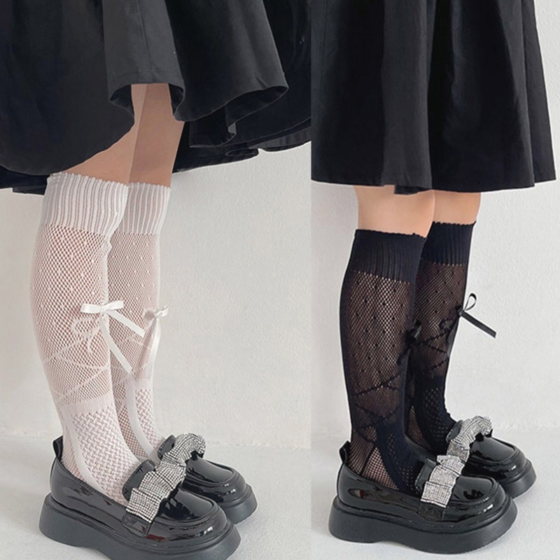 Đôi Vớ Dài Qua Gối Bằng Nylon Thời Trang Dễ Thương Cho Bé Gái