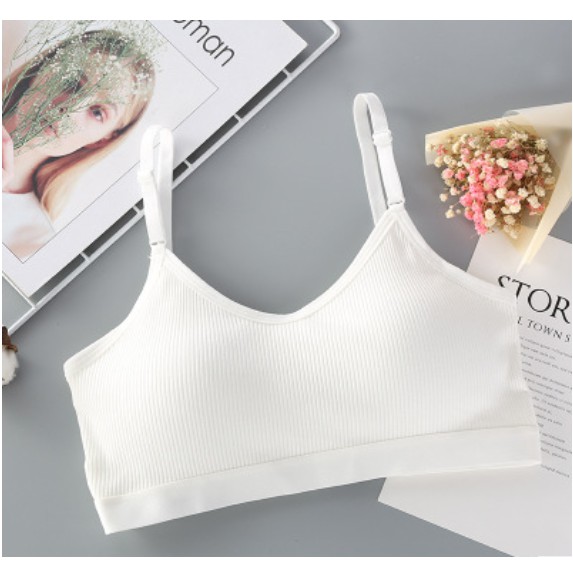 Bra / Áo Ngực Cotton Sợi Tăm Liền Mạch Xuất Hàn  Hàng Loại Đẹp.