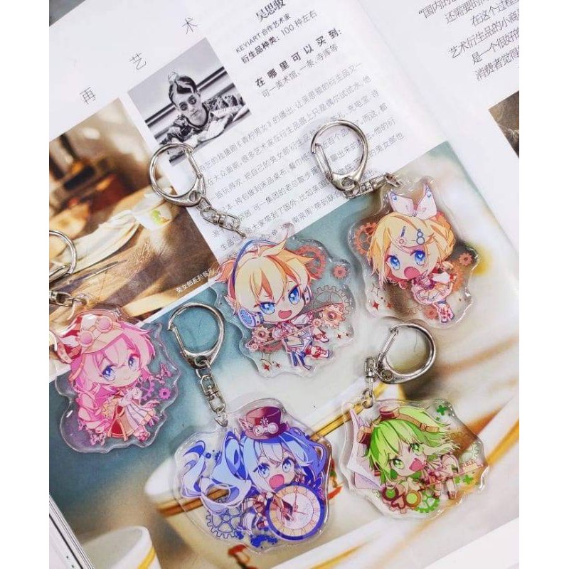 móc khóa vocaloid ( set cơ khí )