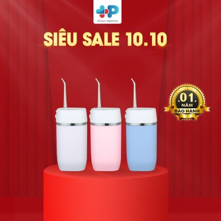Máy tăm nước stermay pin sạc 1800mah bình chứa nước 165ml dùng chăm sóc răng miệng nhỏ gọn cầm tay