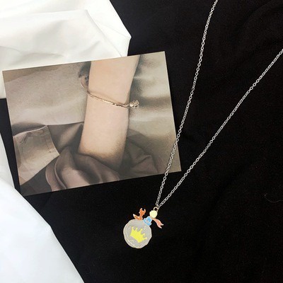 Bộ phụ kiện dây chuyền/ móc khóa nhân vật Hoàng tử bé Little Prince - GSK110