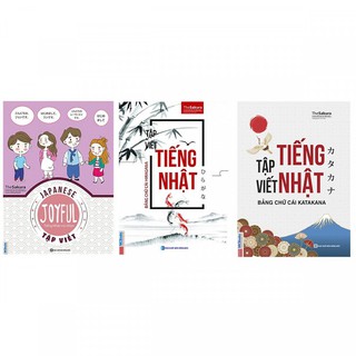 Combo Tập Viết Tiếng Nhật Bảng Chữ Cái Hiragana + Katakana + Joyful Japanese