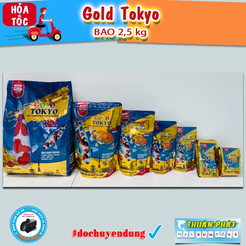 Thức ăn cá cảnh, cá koi gold tokyo bịch 2.5kg - ảnh sản phẩm 1