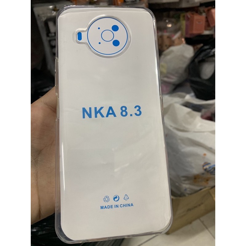 Ốp lưng Nokia 8.3 dẻo trong suốt