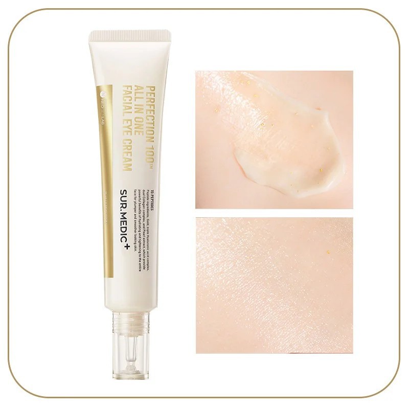 Kem giảm thâm mắt, mờ nếp nhăn Sur.Medic+ Perfection 100tm All In One Facial Eye Cream 35ml