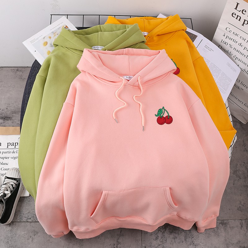 Áo hoodie logo quả Cherry HARI1120