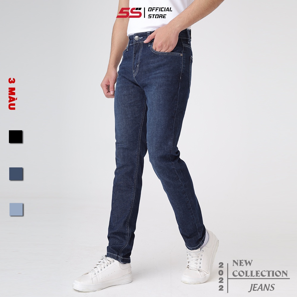 Quần Jean Nam 5S, Vải Mềm Mịn, Bền Màu, Co Giãn 4 Chiều, Thoải Mái Vận Động, Phom Ôm Vừa Trẻ Trung (QBD-07)